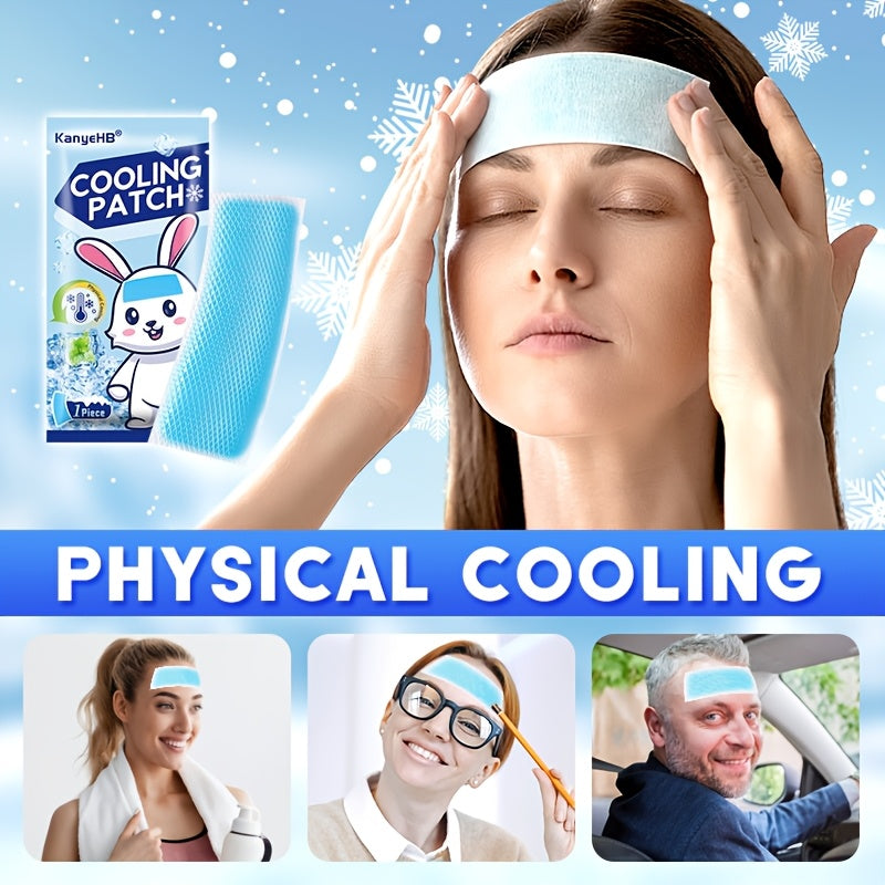 15pcs Cooling Patch, Soft & Cold, Individually Wrapped/Hygiene/Portable, Cool Gel Sheet, Battery-free/Safe, Ideal for Body Physical Cooling, Essential for Home Or Outdoors