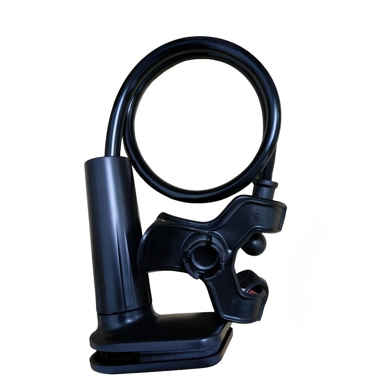 1pc - Stable and Wobble-free + Universal Phone and Tablet Holder + Free Angle Adjustment, 360° Universal Flexible Hose Stand. Easy to Use with a Practical Style, Universal Clip Design, Flexible Hose Material, Solid Color, 27.56 Inches in Length