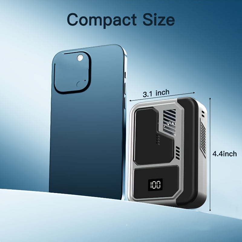 2026 Neck Protable Waist Fan, Protable Desk Fan, Powerful Wind Power, with 3 Wind Speeds, 3200mAh Large Battery, Digital Display, Suitable for Outdoor Work, Camping Stuff Clearance, Camping, Wild Fishing, Spring Outing